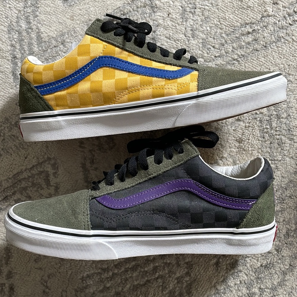 Multicolor Vans (Mens 8/Womens 9.5)